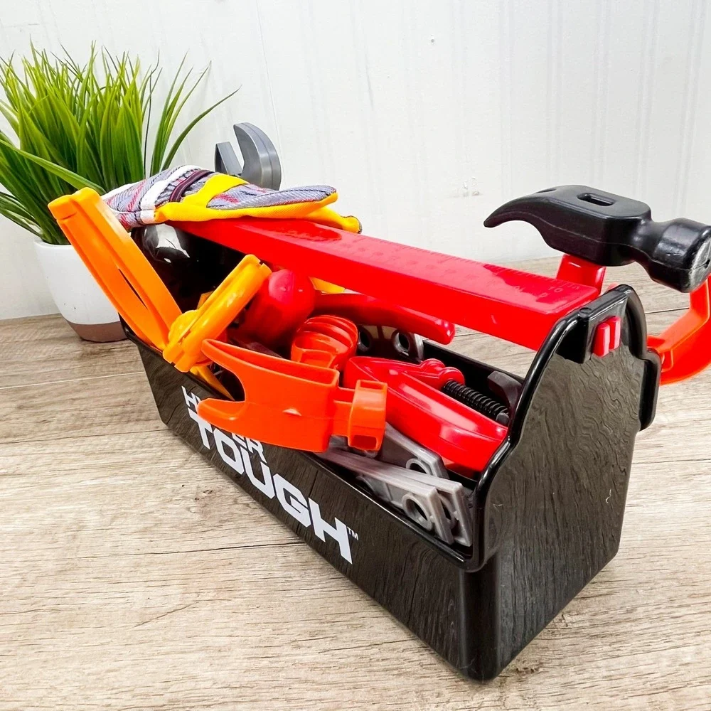 Toddler Tool Set - 50+ pc Kids Stem Tools, Pretend Play Toys‎ for Kids Hammer